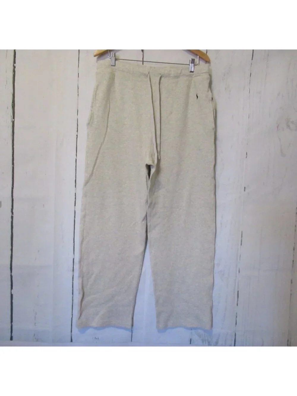 Polo Ralph Lauren Pants‎ Mens XL 40 42 Gray Tan Waflle Knit Lounge Pajamas